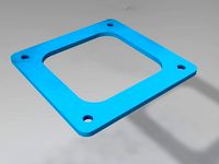 Quadcopter Flight Controller Mount Plate for Fusion2 by gustofusion