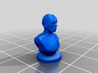 A bust of bald Spock. by Ewooks