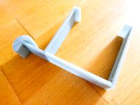 Child safety latch for Ikea Norden double drop leaf table drawers by davepix