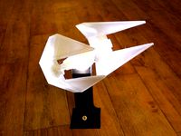 TIE Interceptor Lamp - Light up Stand by Solstie