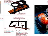 Front cup holder, automatic transmission, left hand drive for BMW vehicles by 001FJ