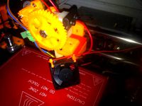 Prusa i3 Extruder Fan Mount by 3D101