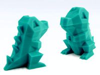 Low-Poly Totodile by FLOWALISTIK