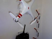 DJI Phantom 1 Battery Wall Mount - Simple but Effective by erwingla