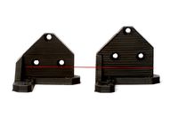 Prusa I3 single frame z-axis-bottom modified for raising the motors. by patriciorivera