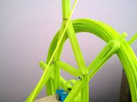 Filament guide for Wooden Frame Prusa i3 by suda