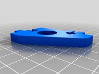 Printrbot LC/Plus v1 Aluminum Direct Drive Extruder Mount Upgrade Kit by emtffkev