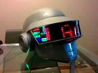 Daft Punk Thomas 3D Printable Wearable Helmet by bendiger