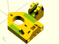 ReprapPro X end motor mashup by plexer