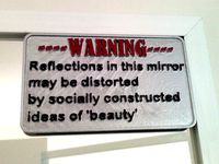 Body Positive mirror sign by LeHof by LeHof