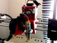 Printrbot 2.1 Carriage Conversion IMPROVED + Side Channel Blower Rev. C by VintageTimeAustralia
