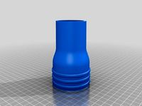 Miter Saw - shop vac coupler by nalanengine