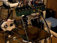 Huxley extruder fan mount by Sumina