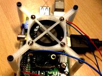 Raspberry Pi Fan-mount V2.0 by NitroXpress