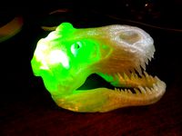 Glowing T-rex skull by AbdulC