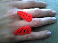Butterfly wing ring by roebie