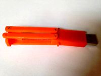 Butterfly Knife Flash Drive Case by MadeByAChurro