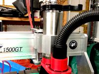 Compact Magnetic Dust Boot for 1.5kw water cooled chinese spindle (e.g. X6-1500GT) by Zeeflyboy