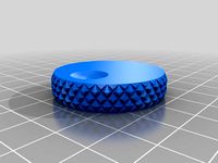 Knurled Knob for RepRap RAMPS LCD controller by zennmaster