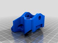 remix of BV3D solidoodle carriage added bearings and stronger sides by cain666