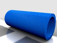 MakerBot Replicator 2 Fan Spacer Washer Thing by epheterson