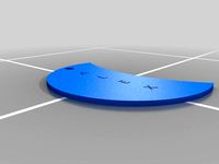 Cresent Moon Keychain by alexcolwell