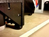 Sorbothane Vibration Isolator Foot for MakerFarm Prusa i3 and i3v by clough42