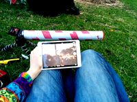 Tubescope: $0-20 Refractor Telescope with camera mount by Bluebie