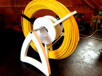 Spool Stand V4 (for 8mm bars) by FablabMoebius