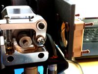 Printrbot Metal Simple Extruder motor fan by typhune