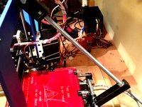 Prusa i3 Plate Frame Vibration Damper/Brace by kcassidy