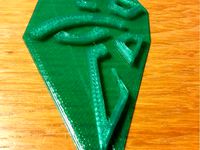 Ingress ENLIGHTENED faction Badge (remeshed, cleaned and fixed) by roman_hegglin