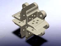 Brusless DC Motor mount for 6mm DEPRON models by Javio