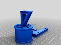 Customize Filament Spool Bearing Arm for Afinia / Up 3D by kmaglione