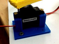 Servo Mount for Modelcraft RS-3 servo by rincey12