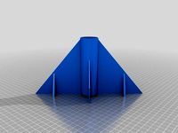 Starship Model Rocket Fin Can for BT-55 tube by SkyRider