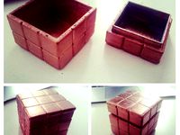rubik cube box by davedarko
