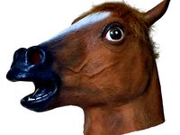Creepy Horse Head Mask by vinylbot