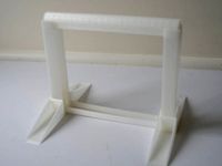 Parametric tabletop spool holder by Notkea