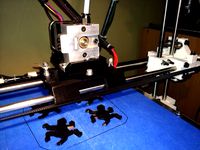 Mendel alternative x-carriage using LM8UU Linear Ball Bearings by epatel