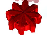 Knob for Replicator panel screws. by Gizmoticist