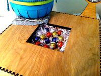 Laser cut table with secret compartments by Aleiphein