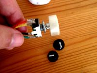 6mm shaft (for 12mm rotary encoder) knob adapter by Namrock