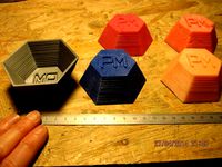 Printable ogoo mold for making RC car traffic cones (pylones) by Stemer114