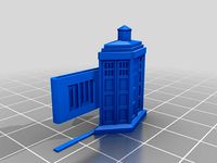 TARDIS tie clip by carlosap