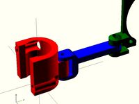 Reprap Pro Ormerod -  iamburny's Z bearing Extra Cooling Fan Mount - Parametric by iamburny