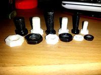 OpenSCAD ISO metric thread library / functions (updated) by TrevM