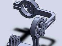 GoPro Hero 3 Skeleton Case Gimbal (3axis) by Paralluminati