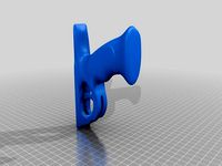 Boba Fett Sidearm handle (1/3 parts) by Archaster777