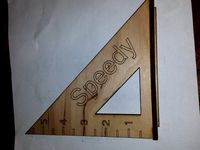Speed Square Laser cut by mattsplat